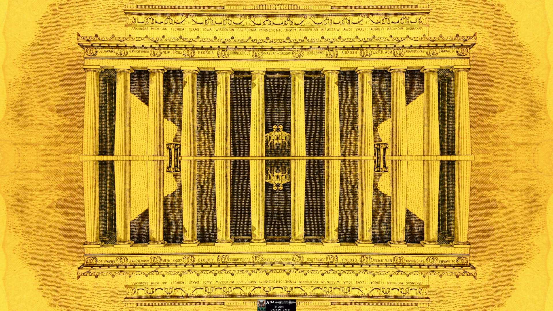 Making Monsters � U.S. Presidents and Paper Currency Quadroscopic Money Artwork